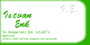istvan enk business card